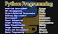 develop python programs and develop ai python code