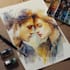draw a watercolor couple portrait