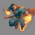 illustrate a superhero comic and marvel character