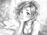 do sketch, lineart, and manga comic with anime style
