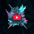 create a fantasy youtube gaming channel logo