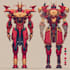 draw robot and mech design