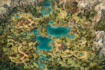 create a fantasy map illustration or site in illustrator