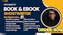 ghostwrite, proofread, edit, humanize your fiction romance novel, selfhelp ebook