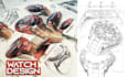do watch design and jewelry design concept sketch