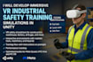 develop immersive VR industrial safety training simulations in unity