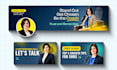 design custom linkedin banner, profile picture, featured sections