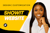 design showit website showit template showit customization, development website