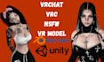 create custom vrchat avatar 3d model vr character vrc avatar furry nsfw, vr chat
