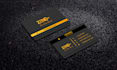 design a professional modern luxury gold foil business card
