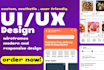 design a modern and user friendly mobile app UI in figma