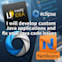 write custom java desktop or web applications