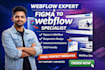 design or develop webflow website, webflow template, figma to webflow