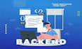 be your back end web developer
