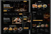 create a dynamic restaurant site with online booking