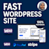 create a fast, responsive wordpress or woocommerce site