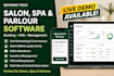 develop a salon spa parlour software and booking pos system