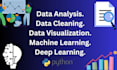 perform data analysis and visualization using python