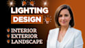 do architectural lighting design for interior and exterior lighting projects