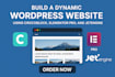 build a dynamic wordpress website using crocoblock, elementor pro and jet engine