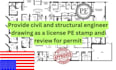 license architect structural engineering pe stamp in  florida illinois kansas