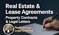 write real estate contracts, lease agreements, property documents, legal letter