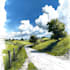 draw landscape sketch watercolor and ink