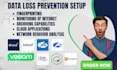 setup data loss prevention via druva keepit veeam zscalar kaspersky teramind