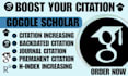 boost google scholar citations, backdate citations, h index peer review journal
