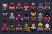 draw pixel game art 2d pixel art sprite sheet game character