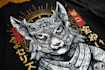 create animal linocut tshirt design for brands