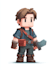 design 2d game characters, animations and nfts