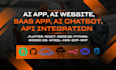 develop ai mobile app with chatgpt or website ai saas app ai chatbot ai software