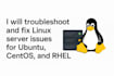 troubleshoot and fix linux server issues