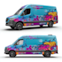 do tesla cyber truck wrap design, truck or box trailer wrap