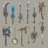 create weapon design and illustration