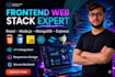 build a modern responsive react js website with tailwind css