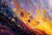 create digital oil abstract art