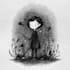 draw simple black and white illustration