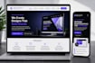 create a professional responsive landing page