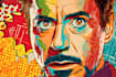 draw custom superhero pop art portrait