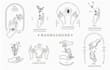creative hand drawn logo for branding
