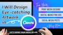 design artwork in canva