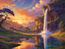 create a fantasy landscape