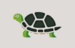 make an amazing simple turtle shell logo with unlimited revision