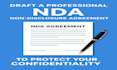 draft nda agreements non disclosure agreement