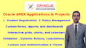 design, develop, and customize oracle apex application projects