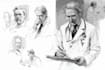 draw professional medical concept sketches