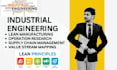 do lean manufacturing operation research and industrial engineering projects