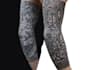 create sleeve tattoo design in geometric style